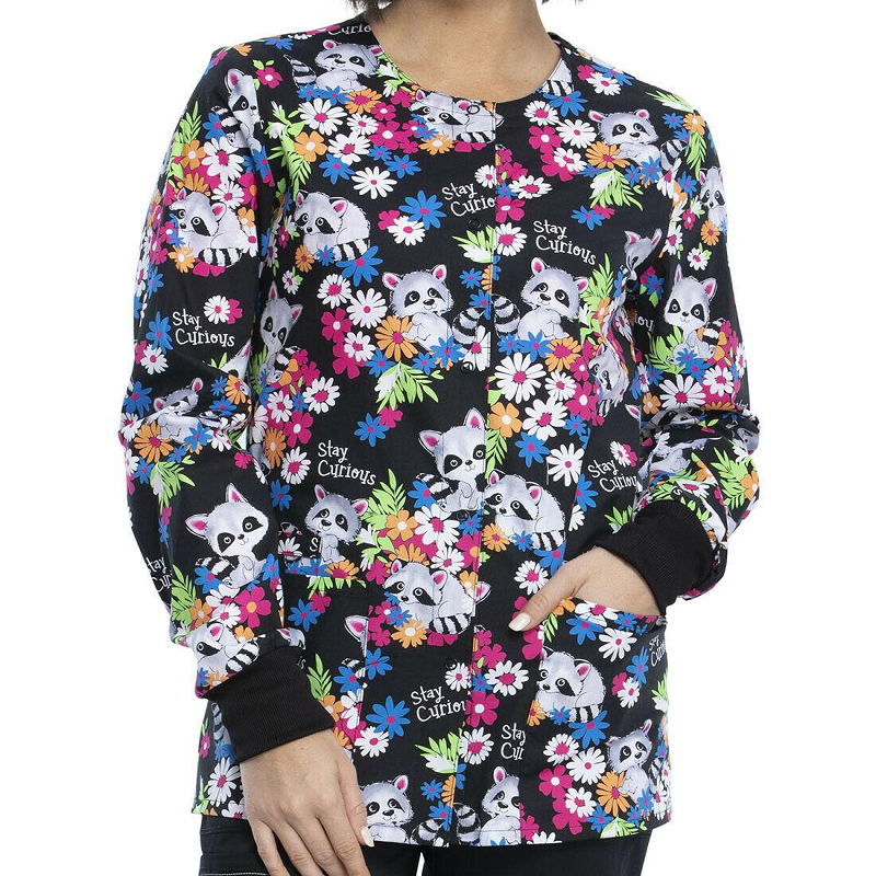 Women Medical Scrub Jackets XXS-4XL