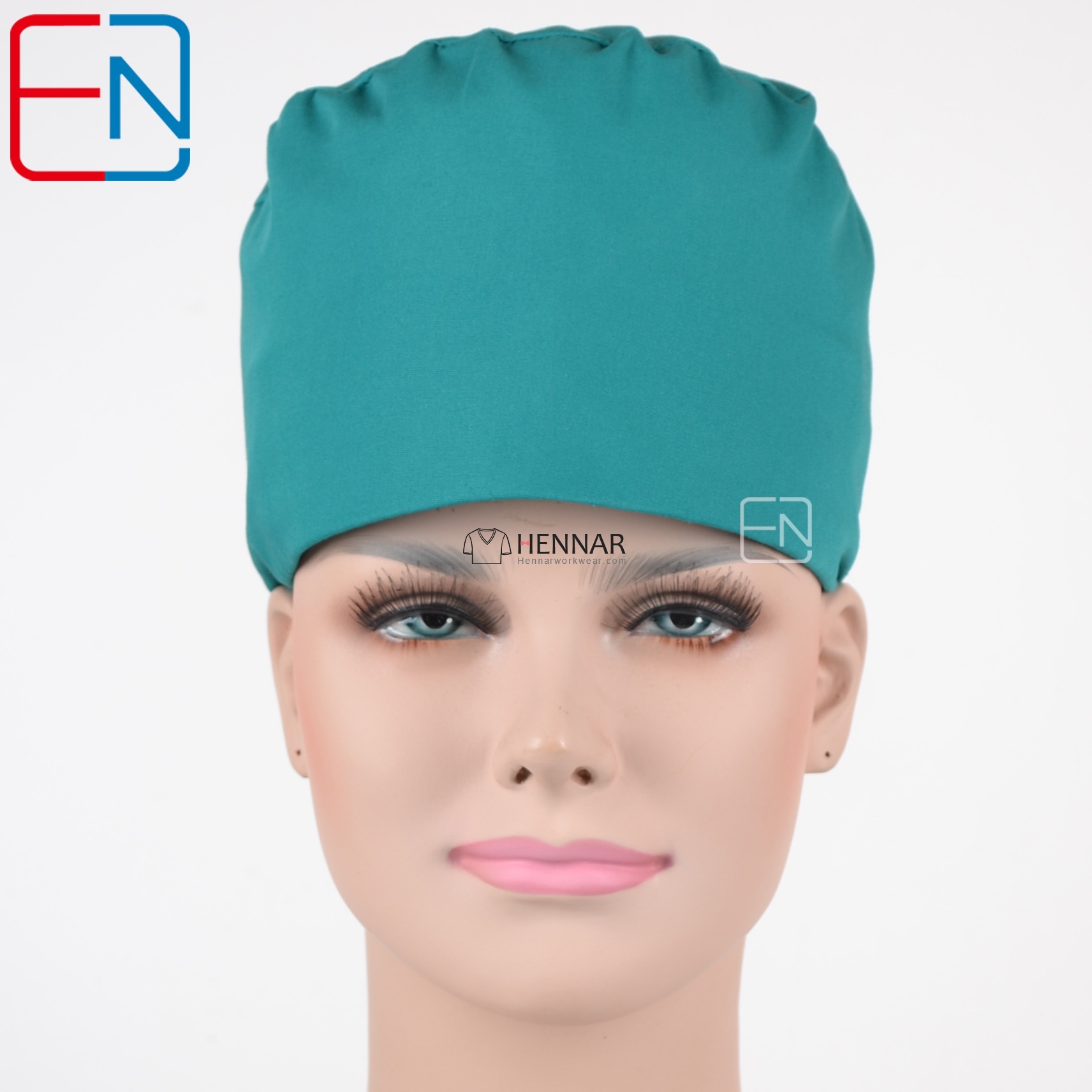 Hennar surgical caps doctors caps and nurses cap in light blue medical caps  100% cotton