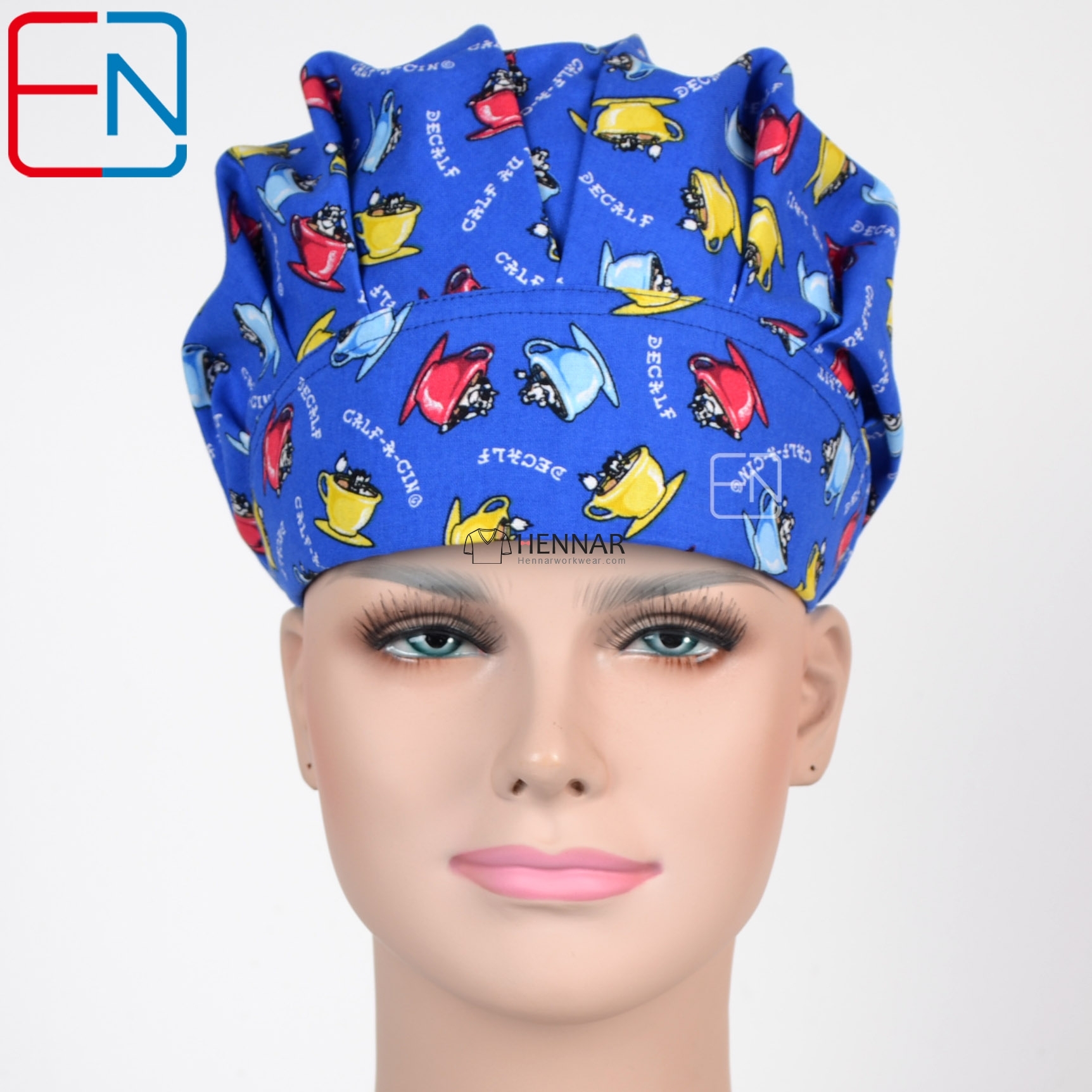 Matin Women Bouffant Surgical Scrub Medical Chemo Hat/Cap Huo lie niao