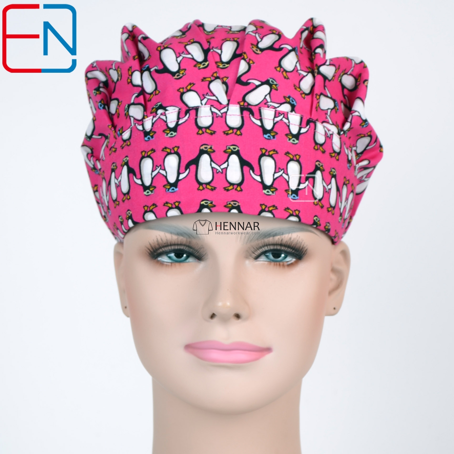 Matin Women Bouffant Surgical Scrub Medical Chemo Hat/Cap Huo lie niao