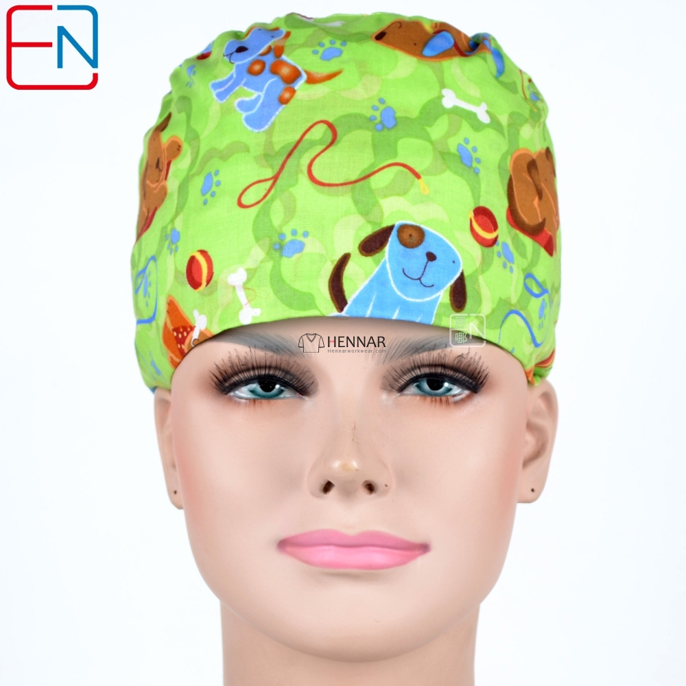 Unisex Surgical Caps With Sweatbands Two Size For Choice