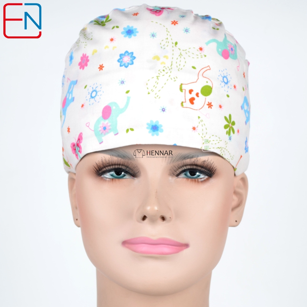 Unisex Surgical Caps With Sweatbands Two Size For Choice