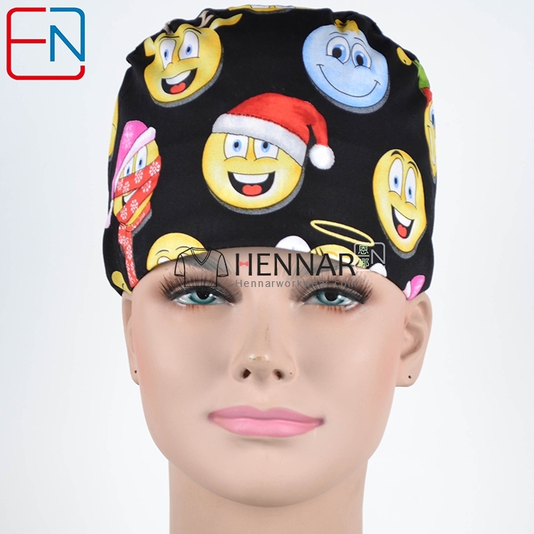 surgical caps in blue,3 sizes in,with sweatband,tie back with elstic band Dr susis