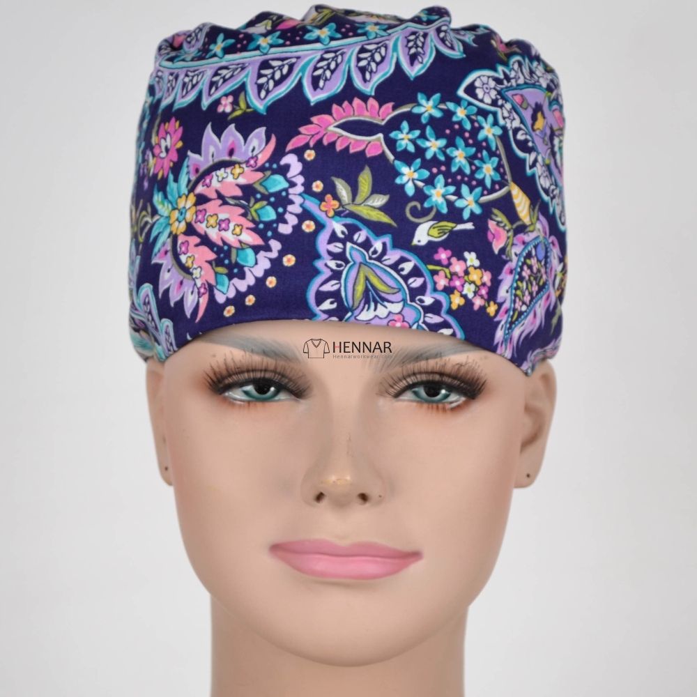10 Prints unisex surgical hats