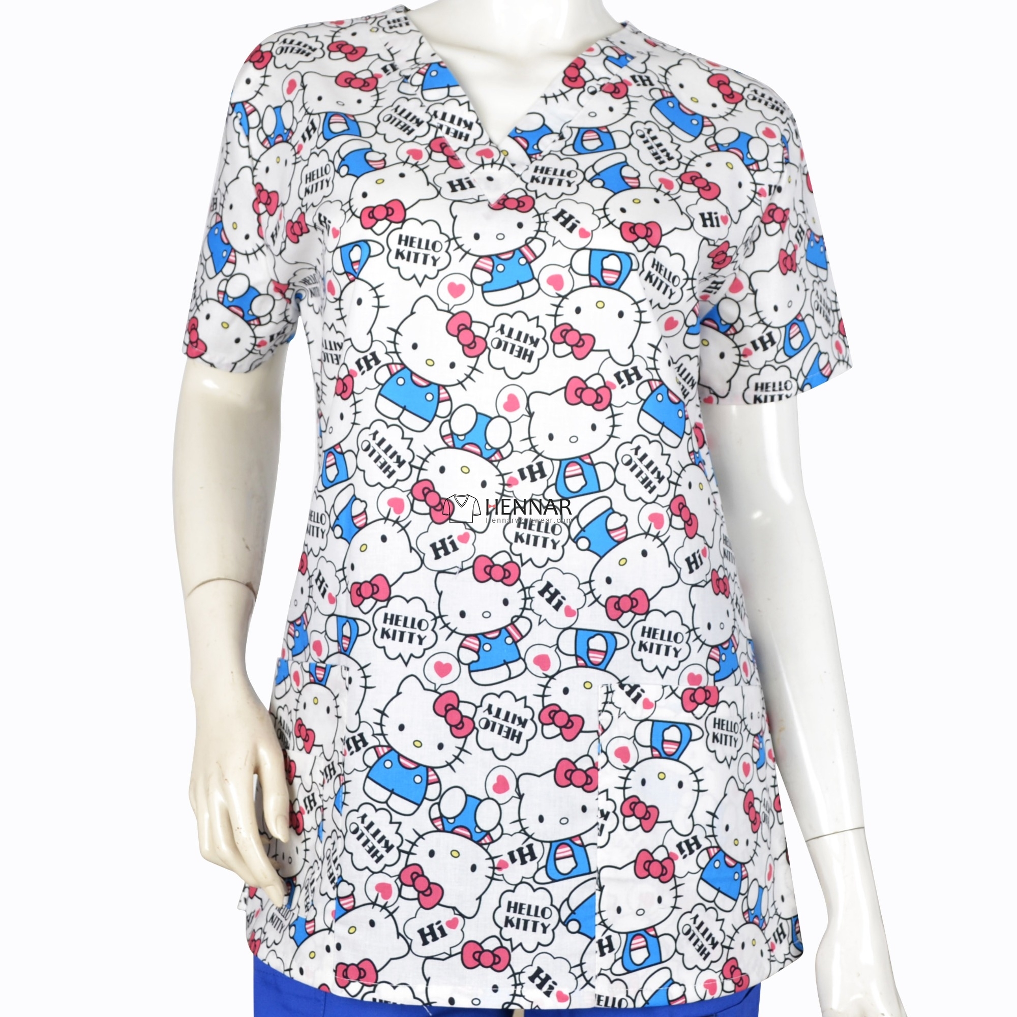 10 Prints Hennar medical scrubs nursing scrubs women scrubs nurse medical uniformes medicos para mujer Scrub Tops