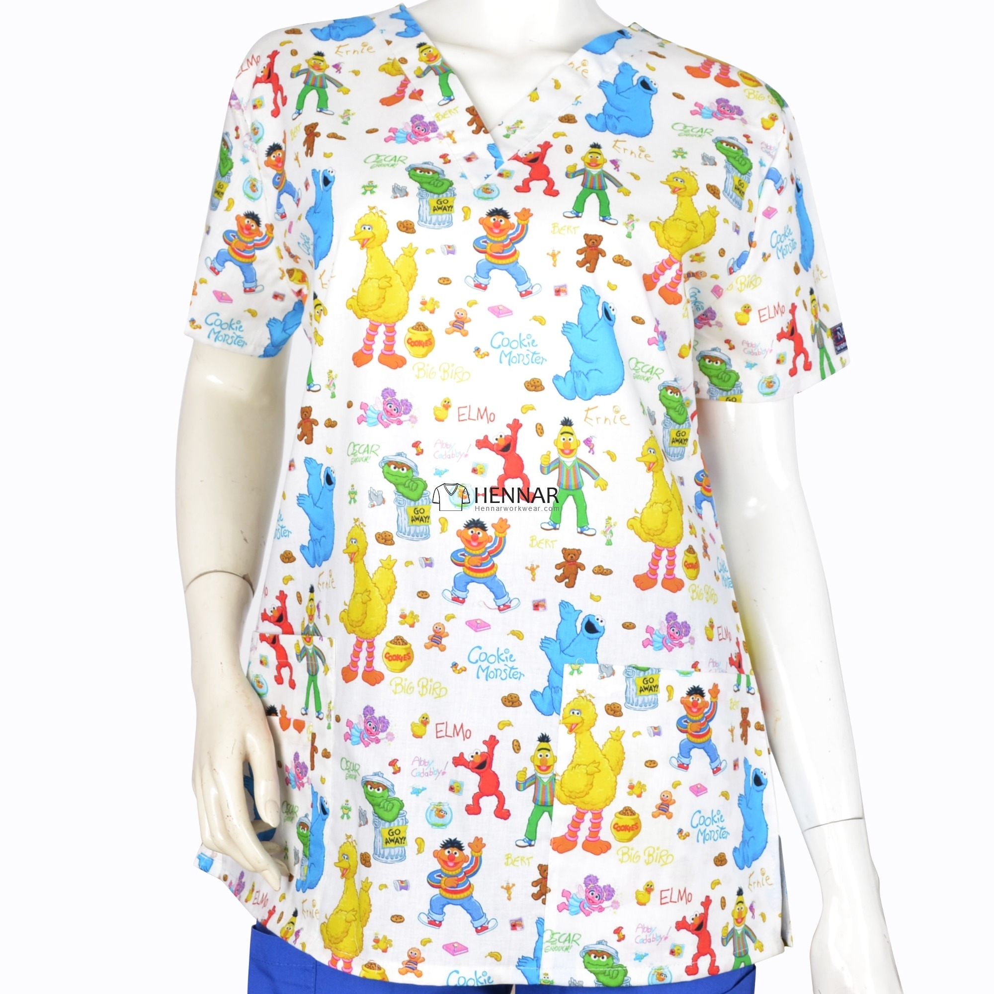 10 Prints Hennar medical scrubs nursing scrubs women scrubs nurse medical uniformes medicos para mujer Scrub Tops