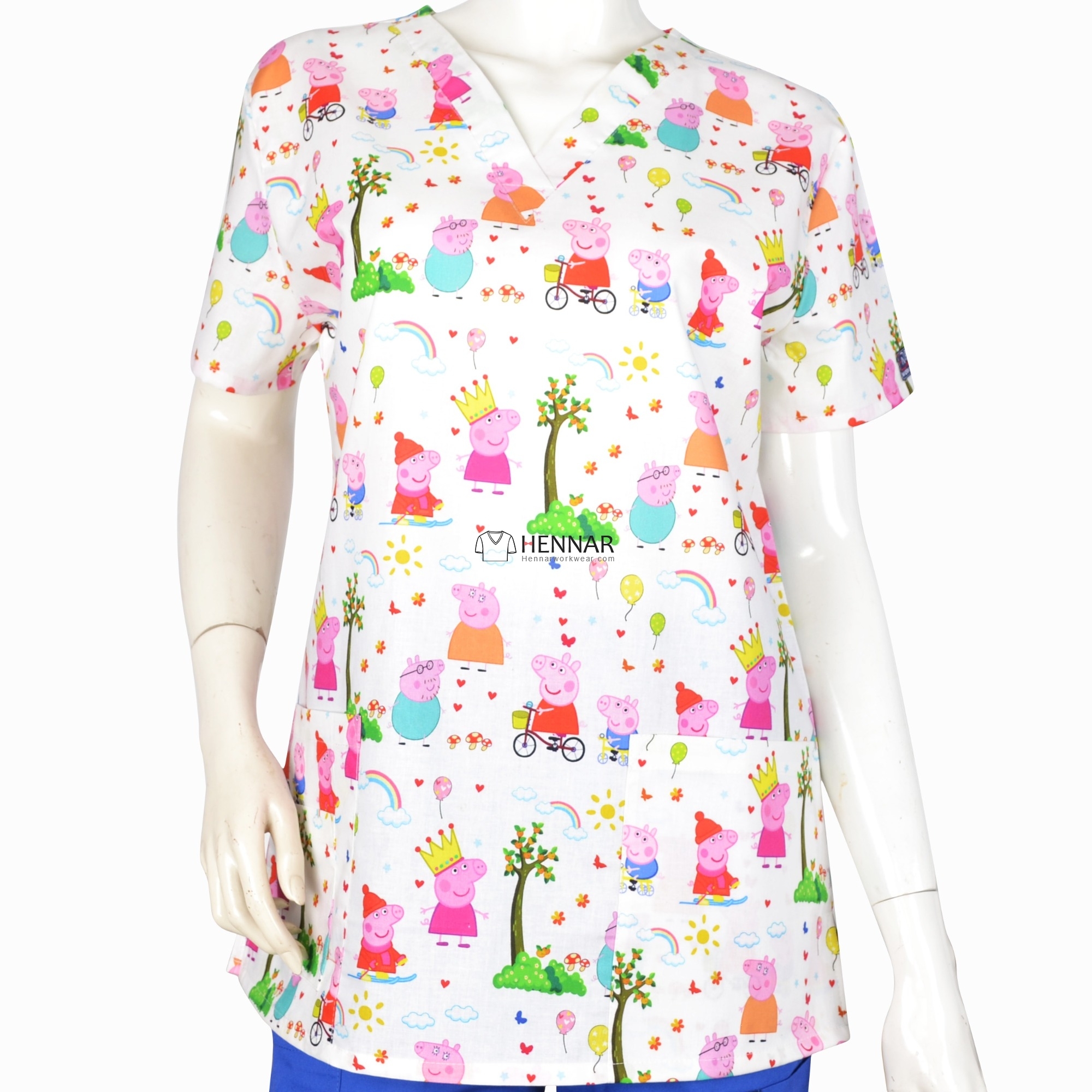 10 Prints Hennar medical scrubs nursing scrubs women scrubs nurse medical uniformes medicos para mujer Scrub Tops