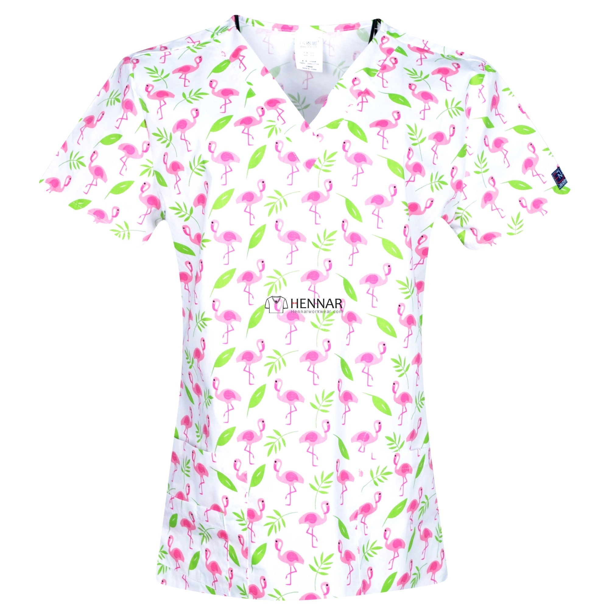 10 Prints Women medical scrub tops in 100% cotton scrubs,women scrub tops,women medical uniforms