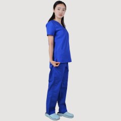 Royal Blue 35%polyster+65 Cotton