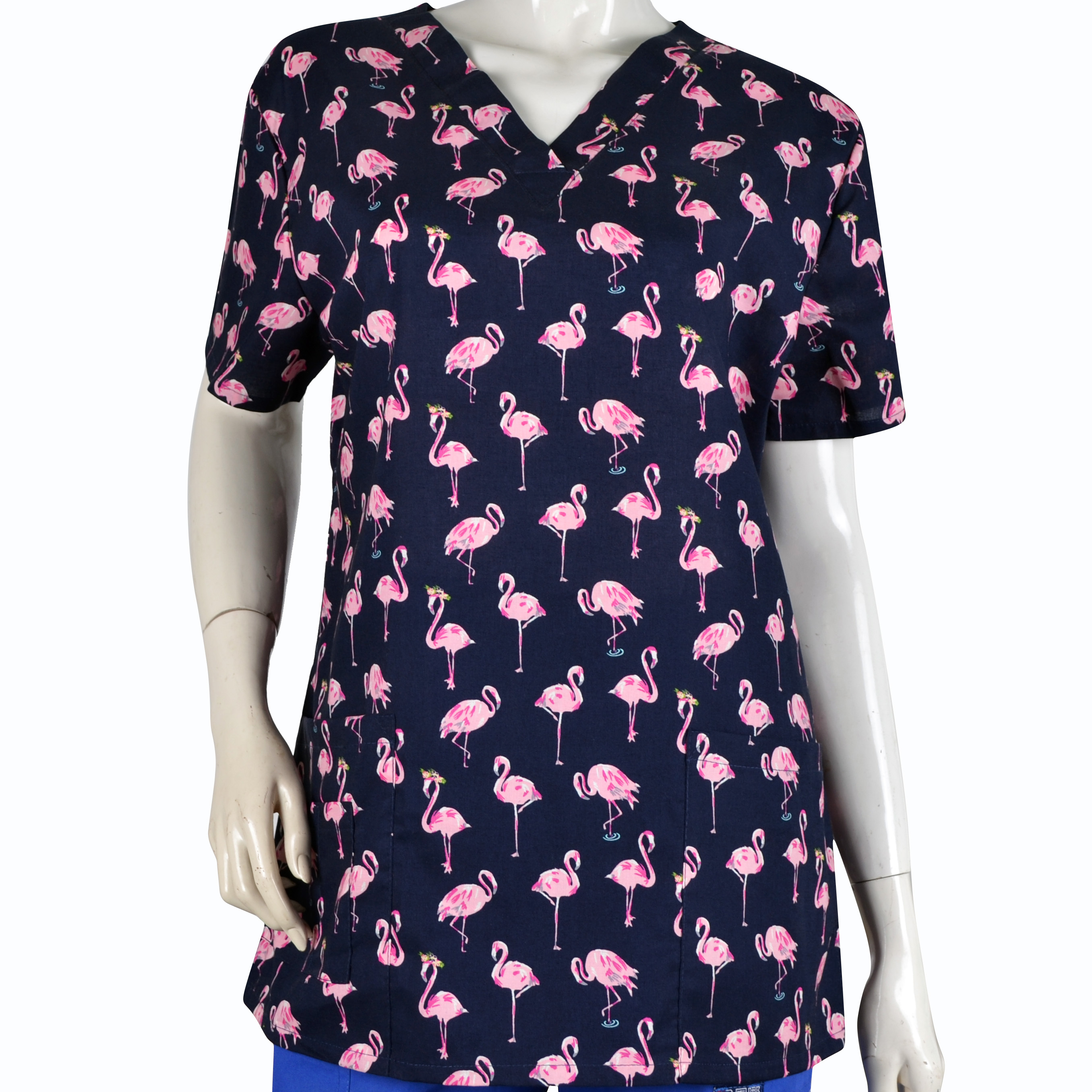 10 Prints Hennar Women medical scrub tops in 100% cotton scrubs,women scrub tops,women medical uniforms