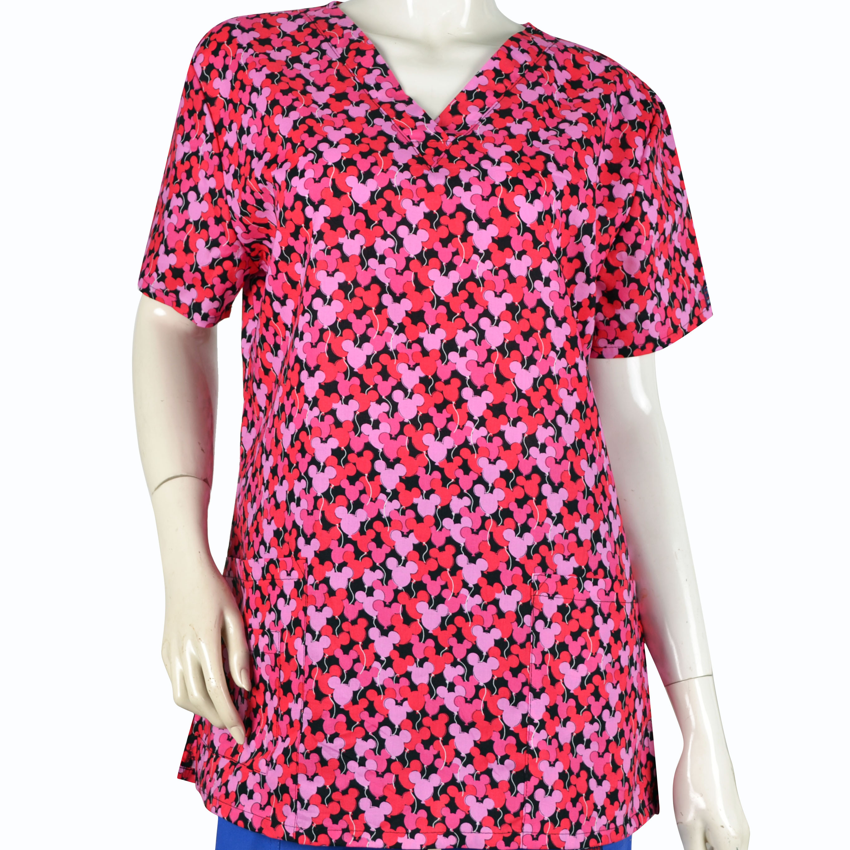 10 Prints Hennar Women medical scrub tops in 100% cotton scrubs,women scrub tops,women medical uniforms