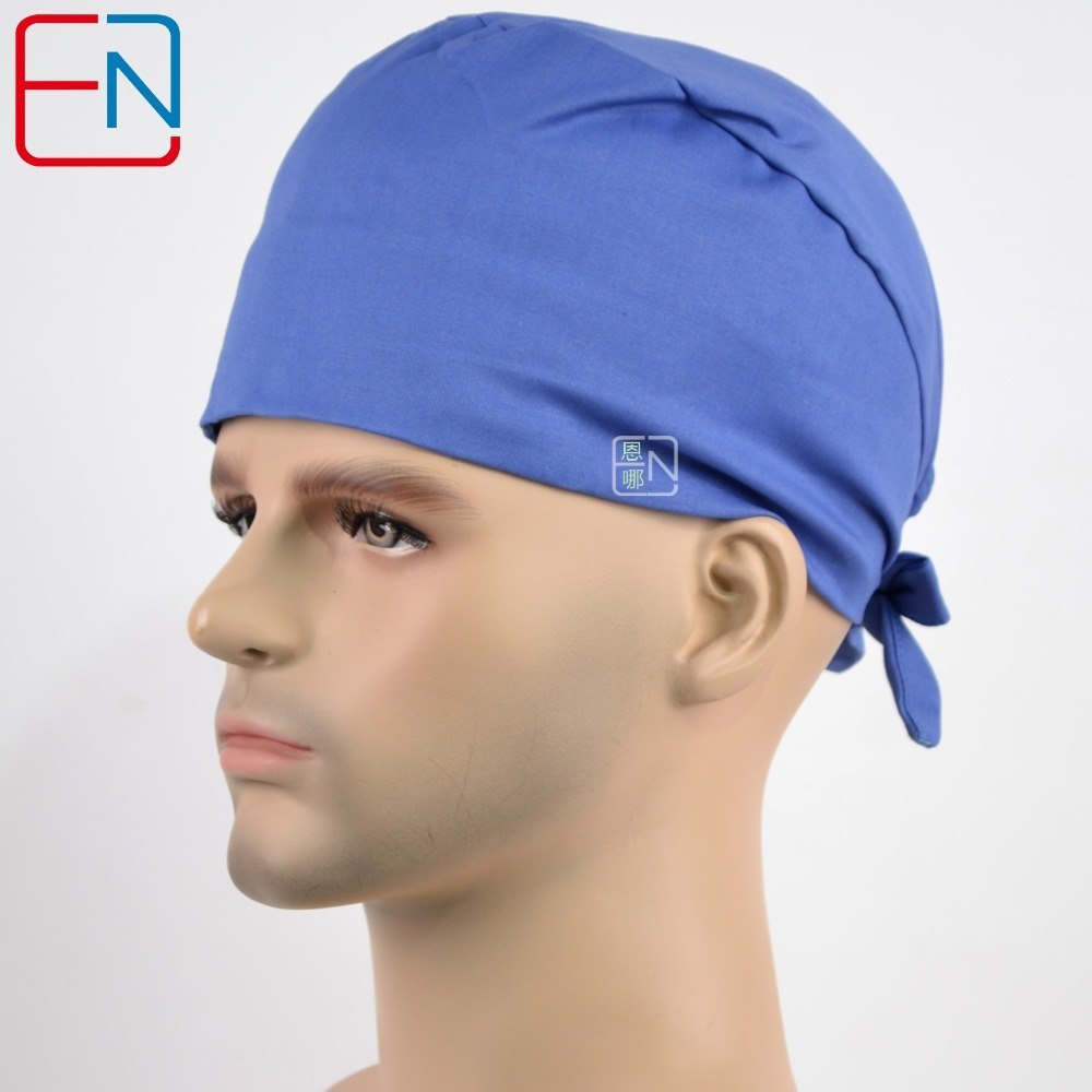 Hennar Medical Scrub Caps With Medical Fabric 65% Cotton and 35% Polyster Resistant to high temperature and chlorine bleaching