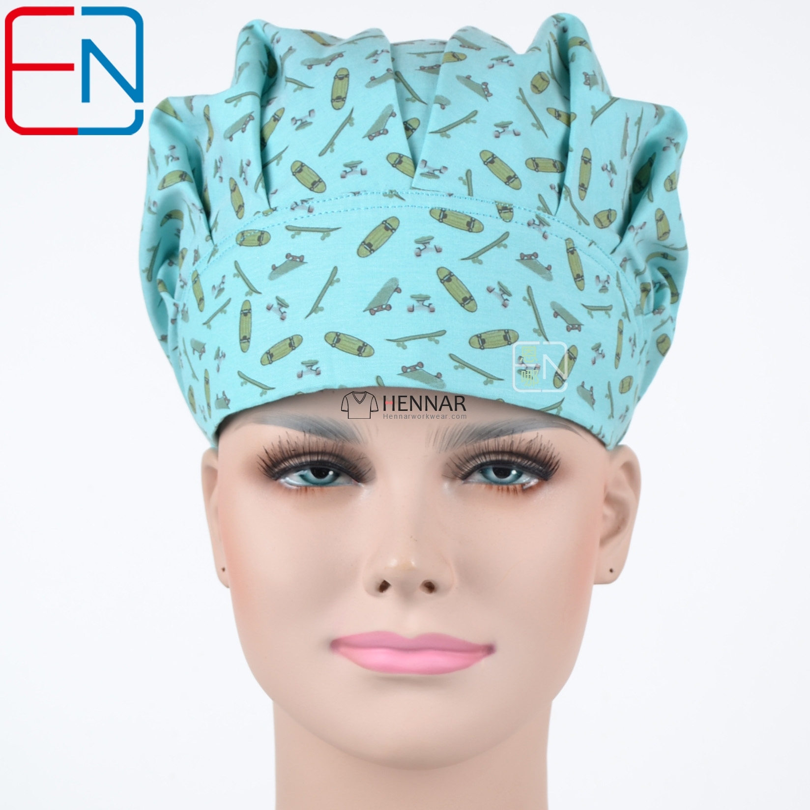 Hennar Medical Bouffant Scrub Caps