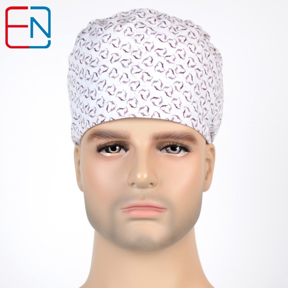 Hennar Unisex Medical Scrub Caps For Men and Women ,S and M two Sizes for Choice