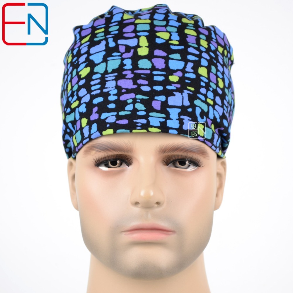 Hennar Unisex Medical Scrub Caps For Men and Women ,S and M two Sizes for Choice