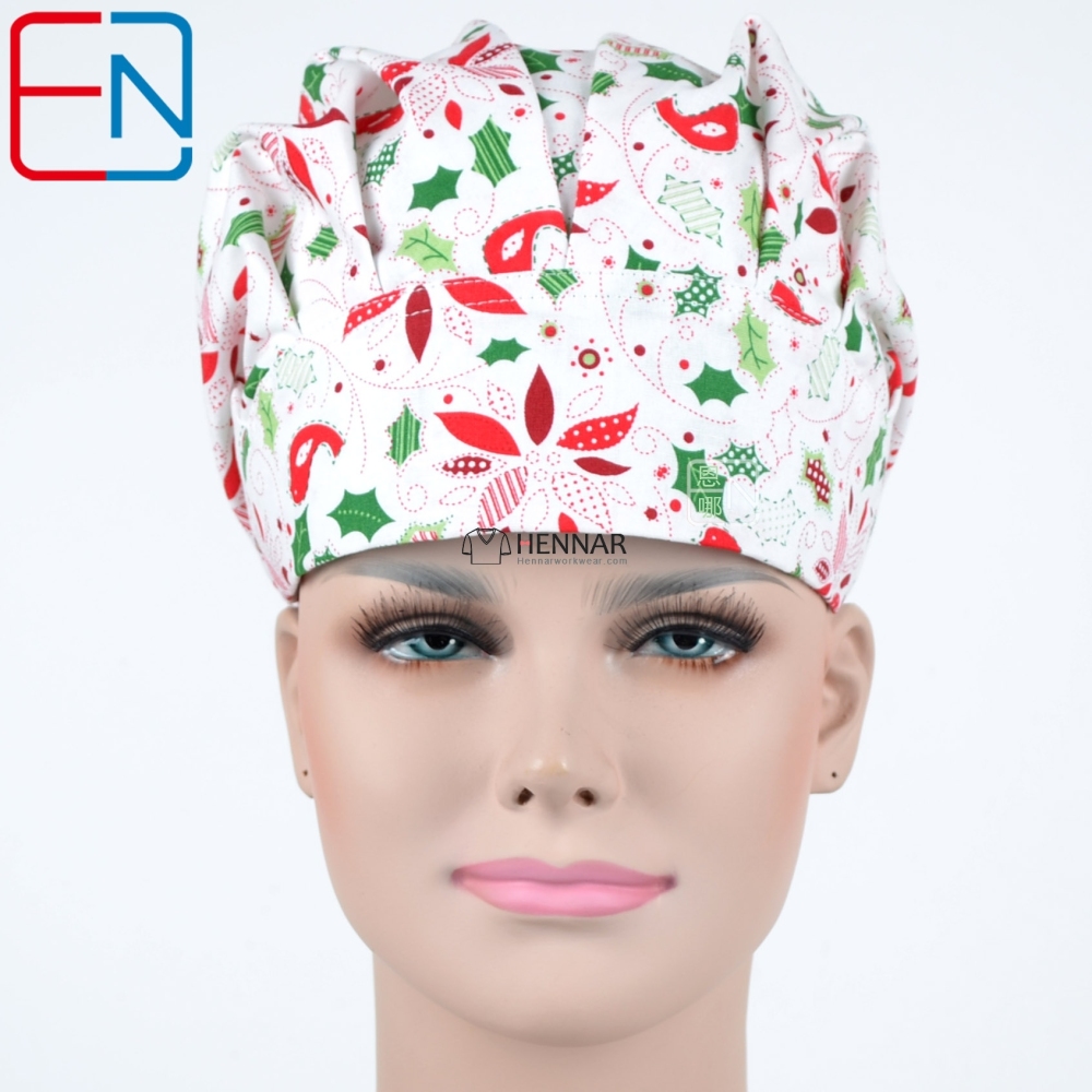 Hennar Medical Bouffant caps in 100% Cotton