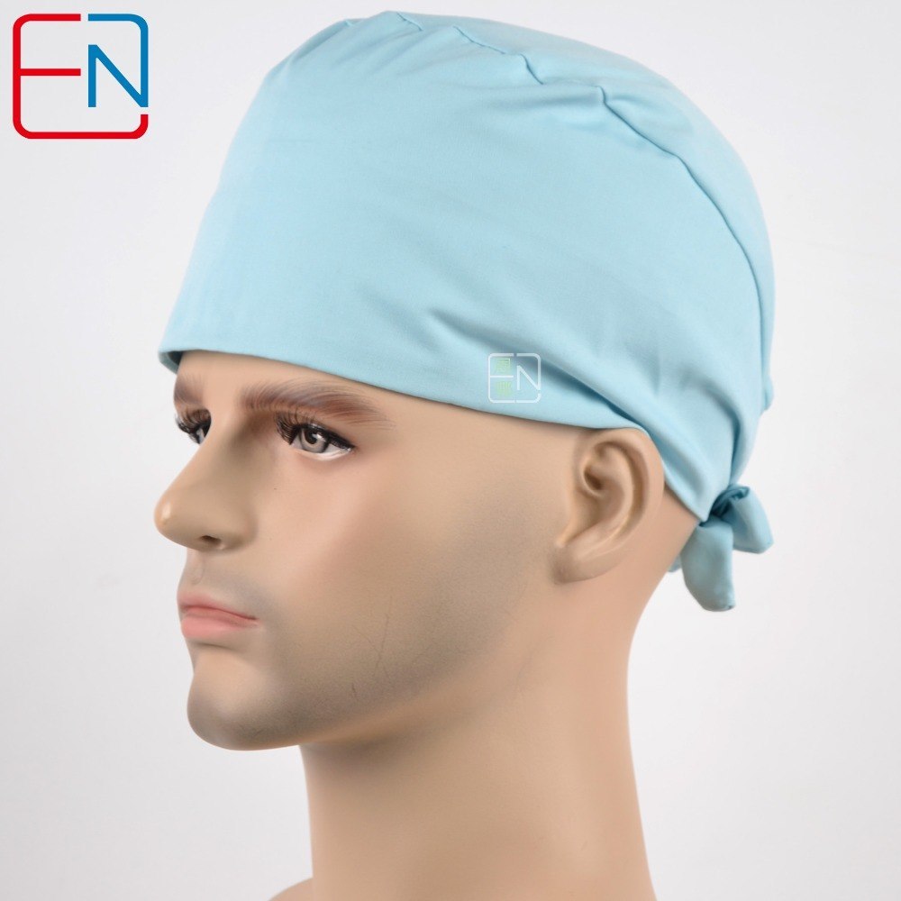 Hennar Medical Scrub Caps With Medical Fabric 65% Cotton and 35% Polyster Resistant to high temperature and chlorine bleaching