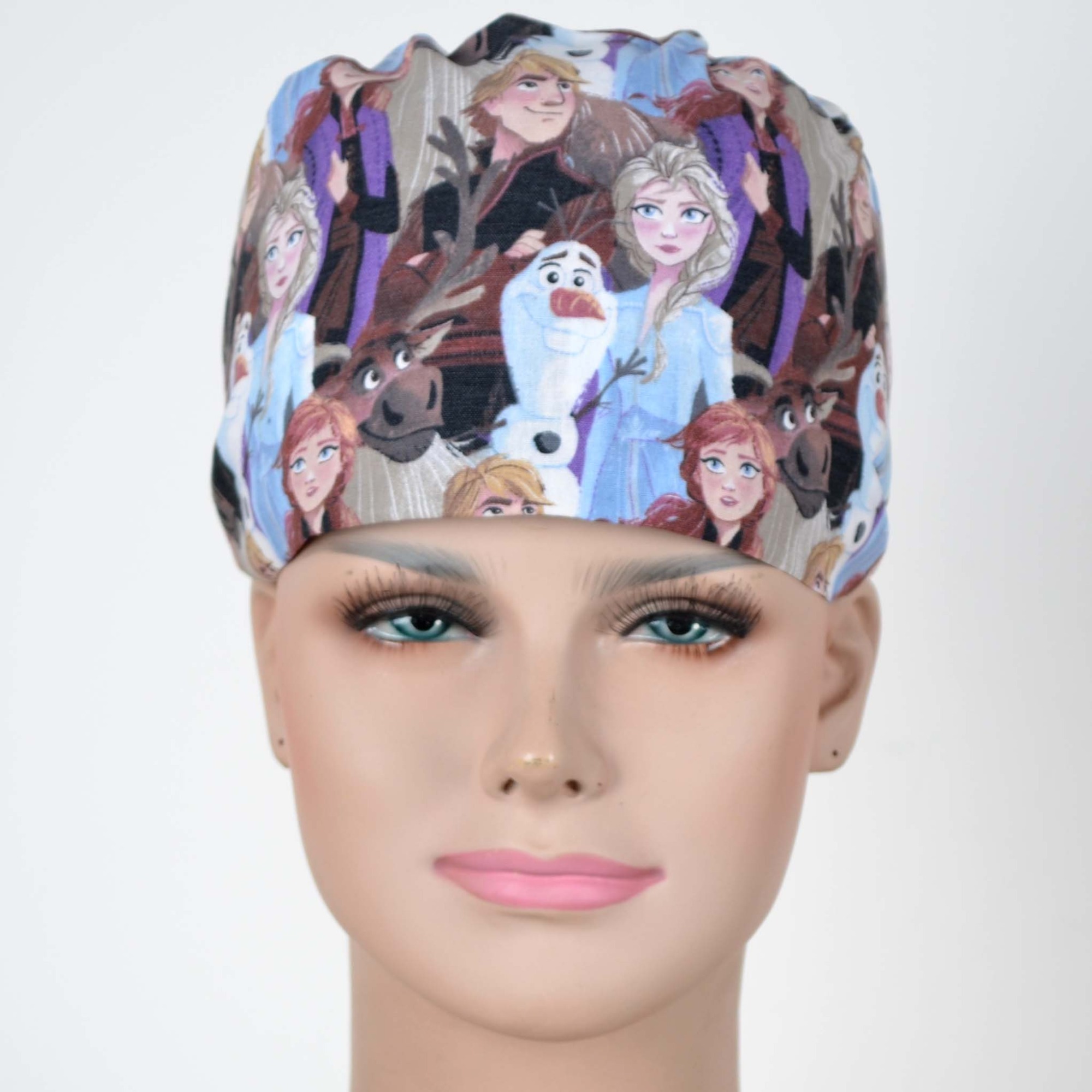 Hennar Unisex Medical Scrub Caps in 100% Cotton S and M for Choice,Cartoon 3