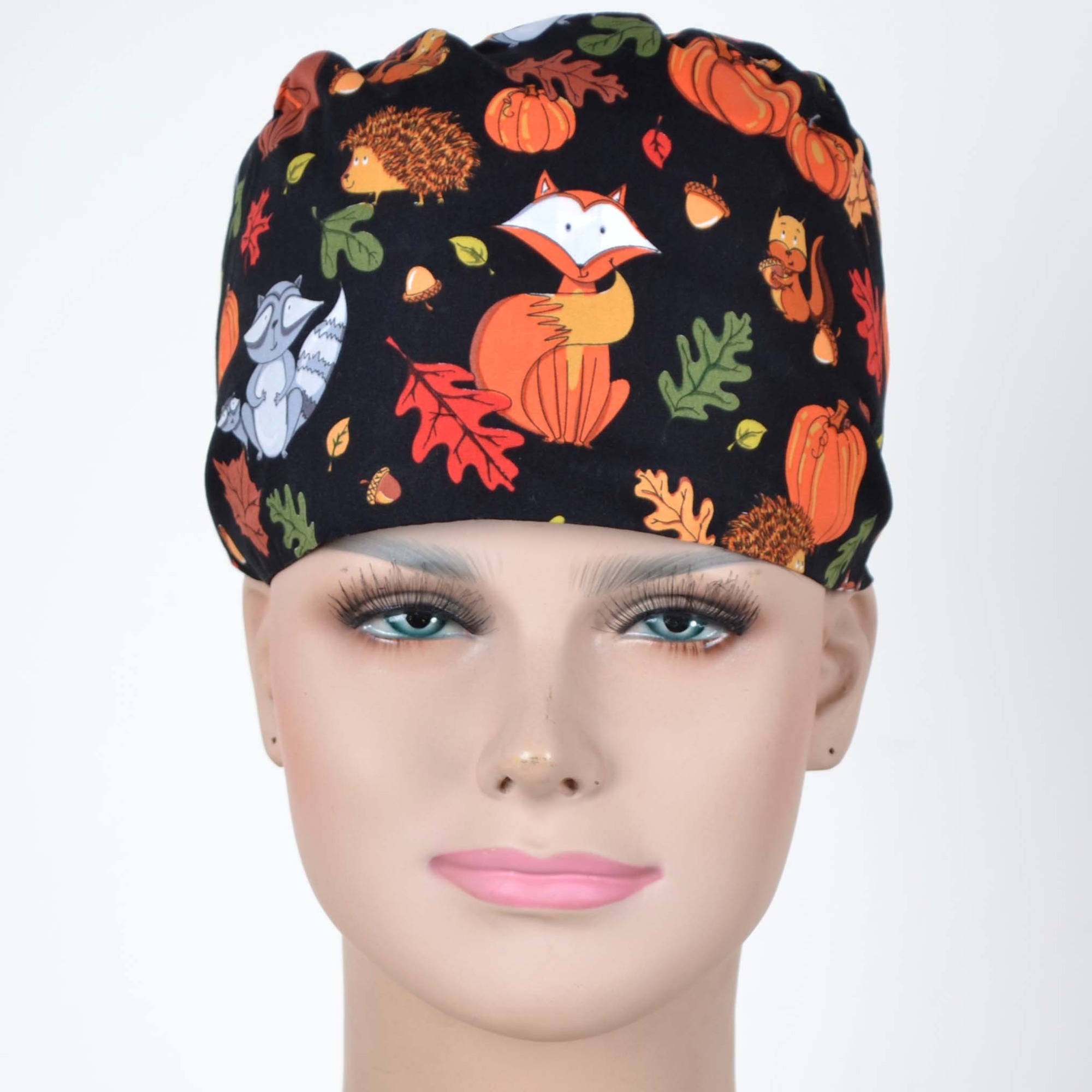 Hennar Medical Scrub Caps in 100% Cotton S and M Two Sizes For Choice Cat and Dogs Animals 2