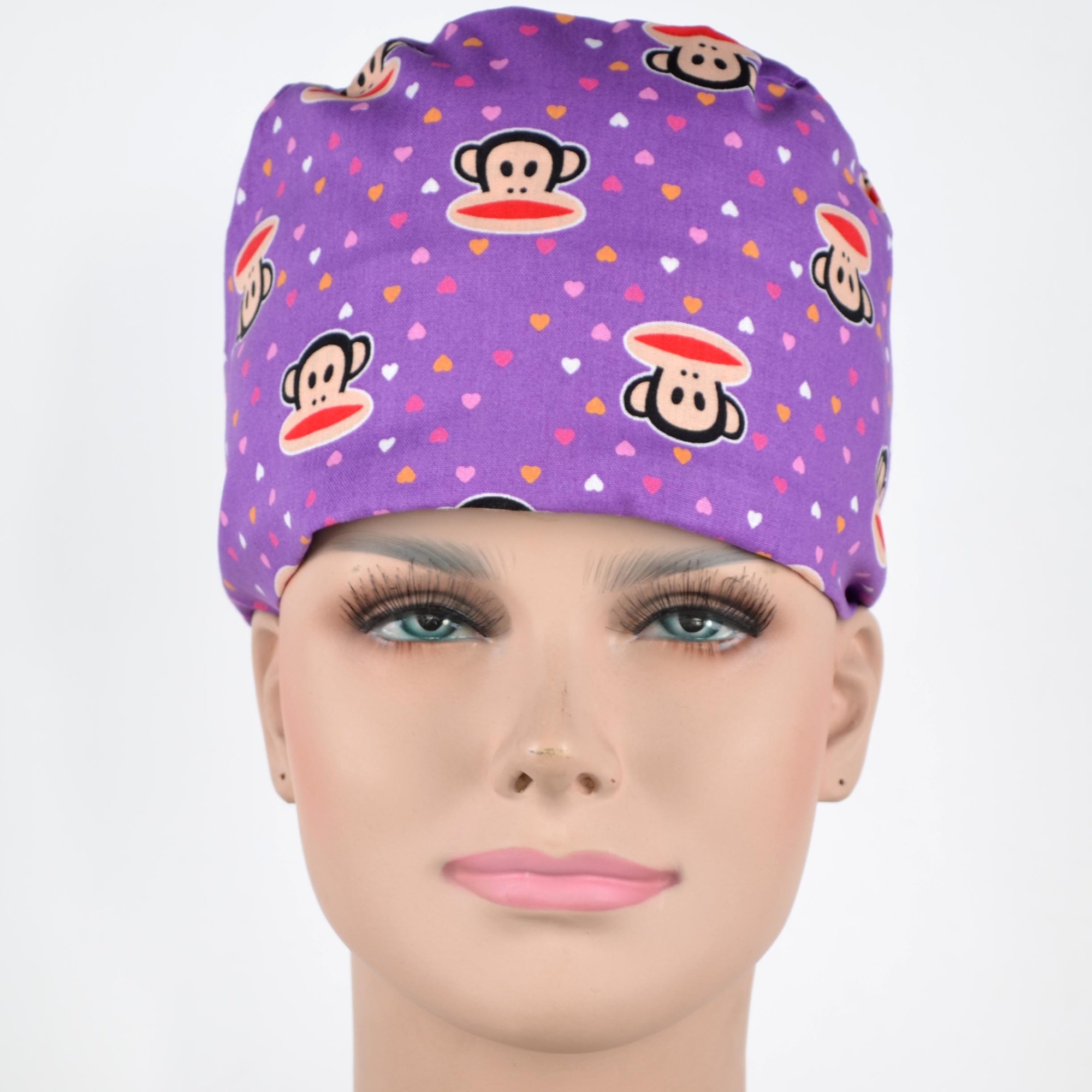 Hennar Medical Scrub Caps in 100% Cotton S and M Two Sizes For Choice Cat and Dogs Animals 2