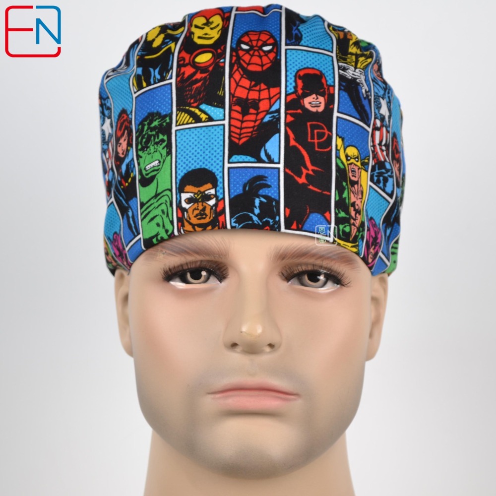 Hennar Medical Scrub Caps for Men and Women