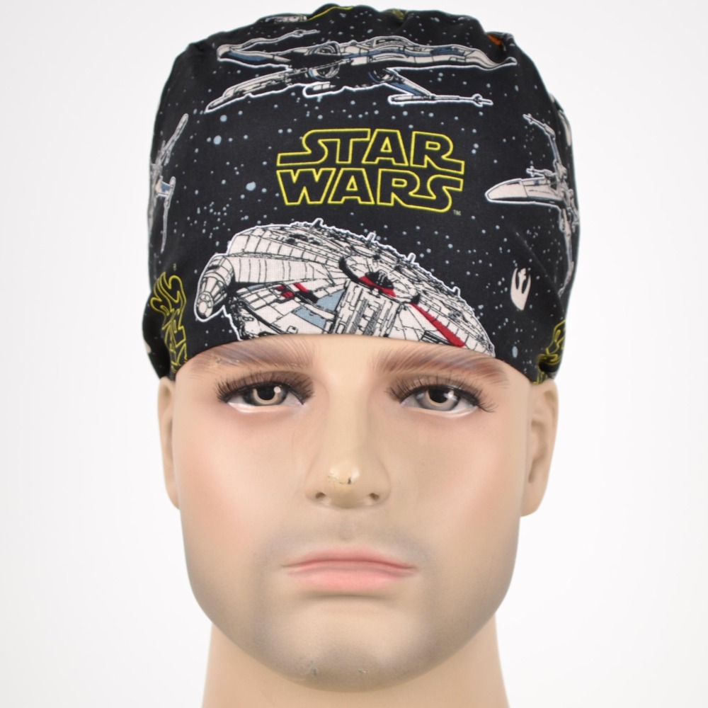 Hennar Doctor Caps ,Scrub Caps in 100% Cotton ,S M Two Sizes For Choice