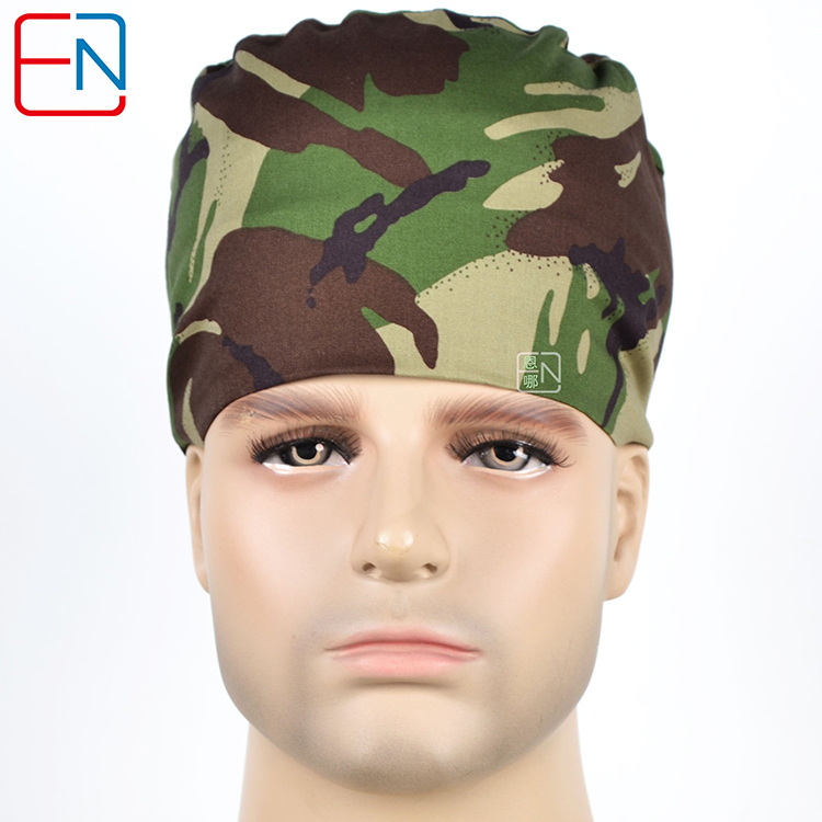 10 Prints unisex surgical hats 100% cotton
