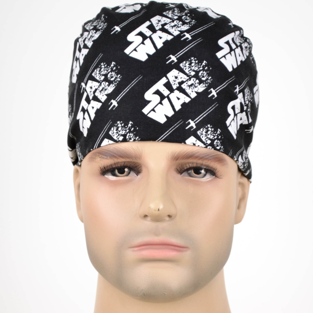 Hennar Doctor Caps ,Scrub Caps in 100% Cotton ,S M Two Sizes For Choice