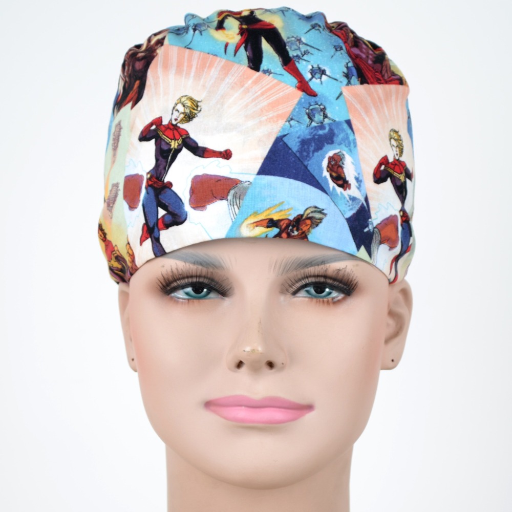 Hennar Doctor Caps ,Scrub Caps in 100% Cotton ,S M Two Sizes For Choice