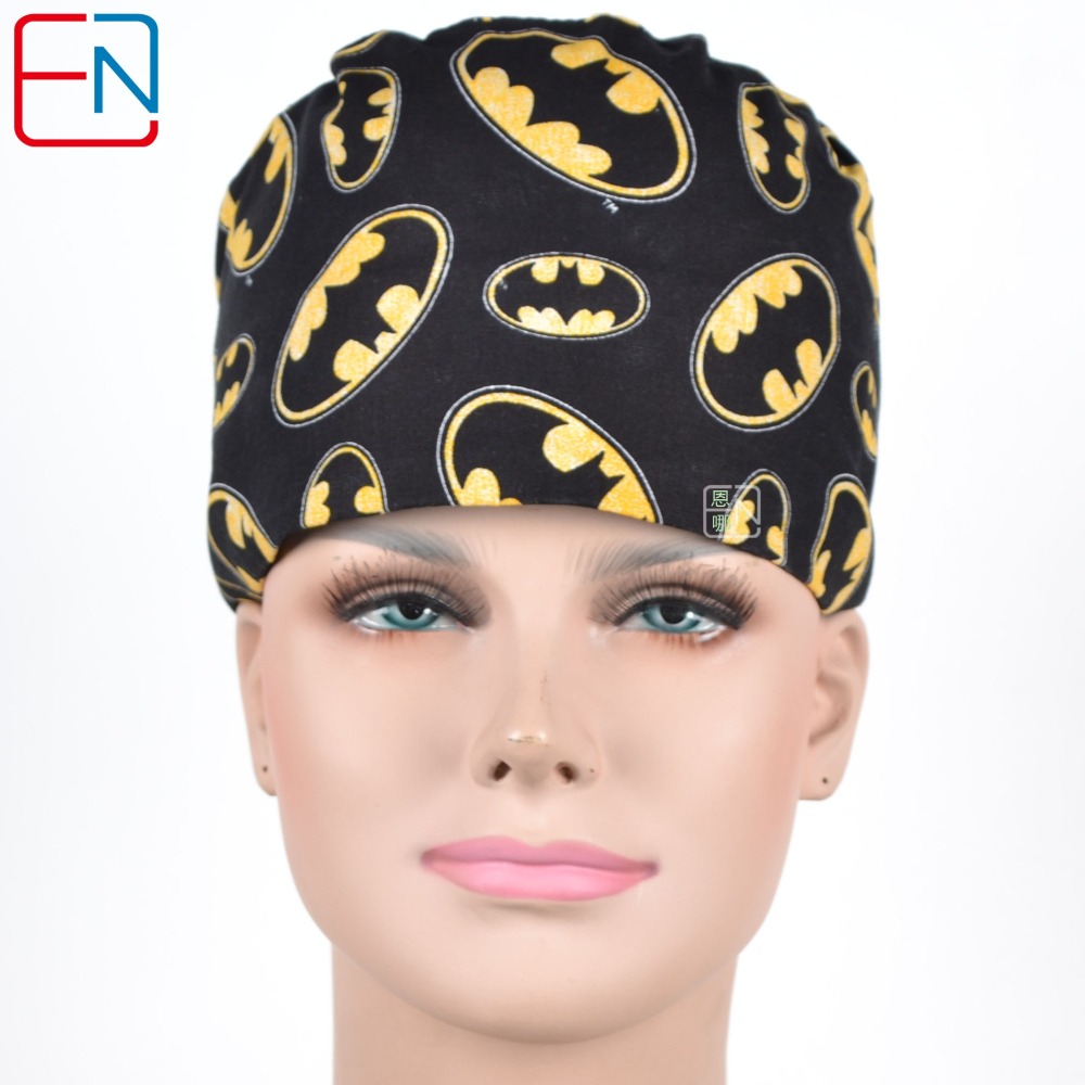 Hennar Doctor Caps ,Scrub Caps in 100% Cotton ,S M Two Sizes For Choice