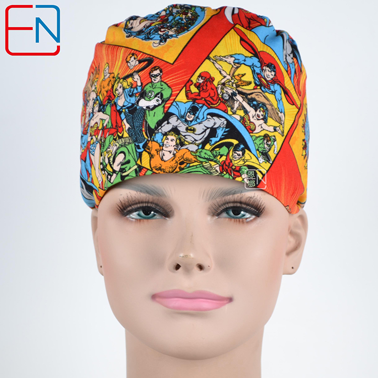 Hennar Doctor Caps ,Scrub Caps in 100% Cotton ,S M Two Sizes For Choice