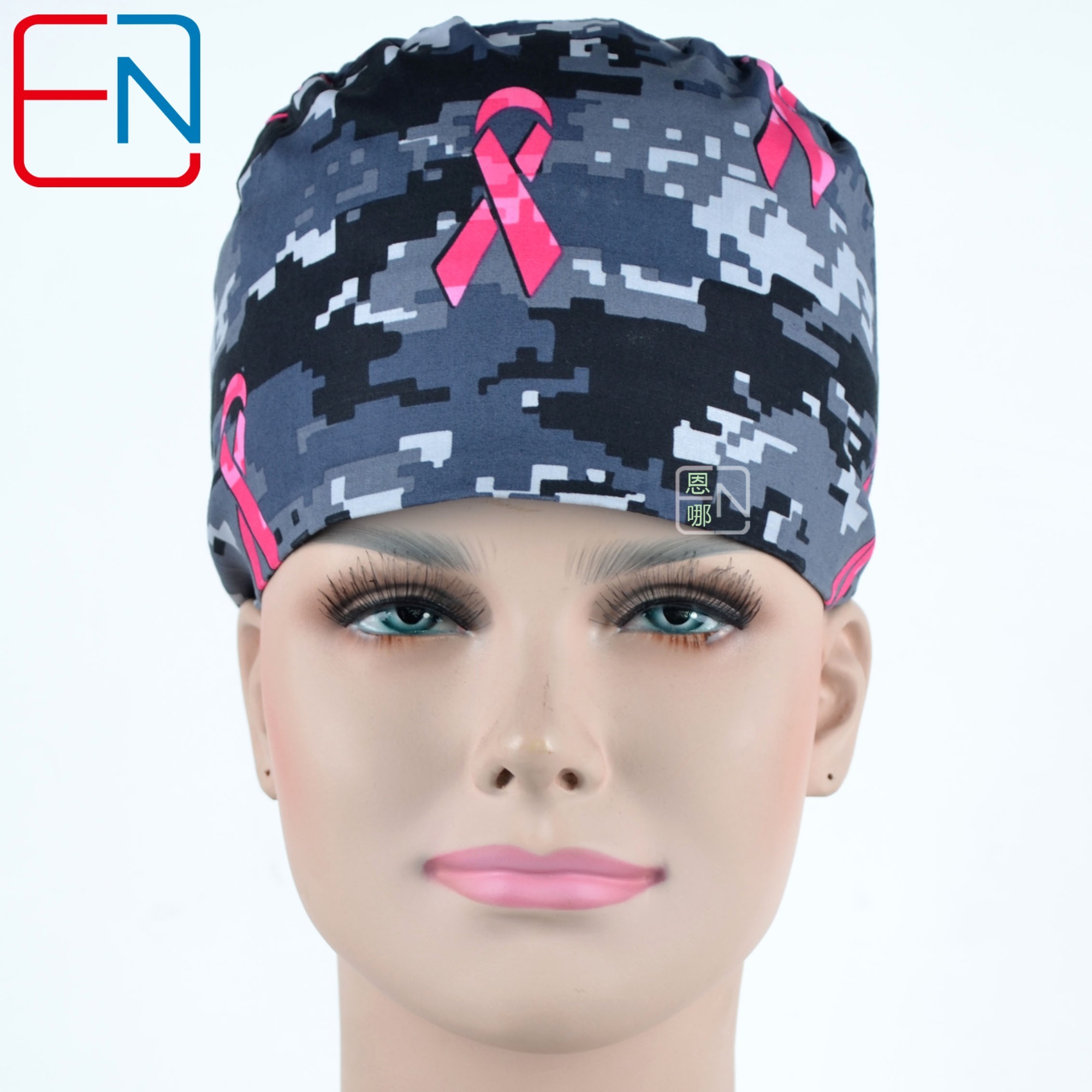 Hennar Medical Scrub Caps Camouflage