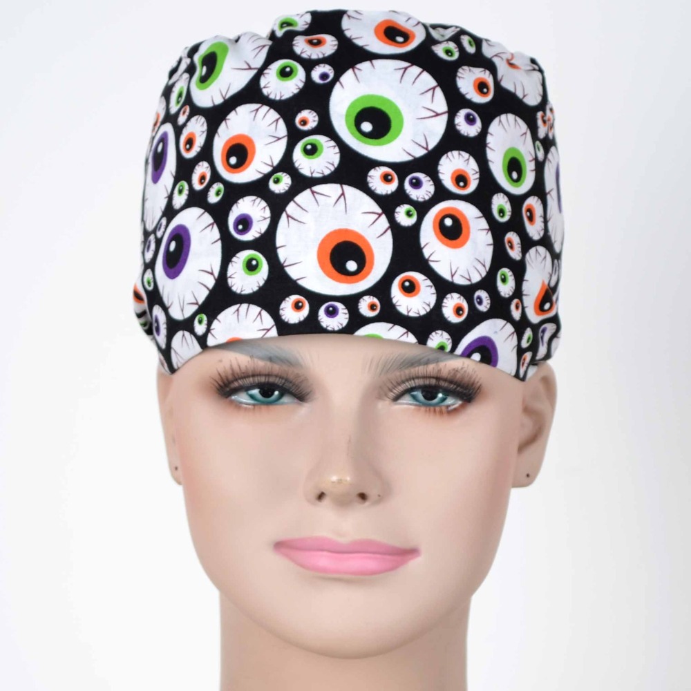 Hennar Unisex Medical Scrub Cap In 100% Cotton