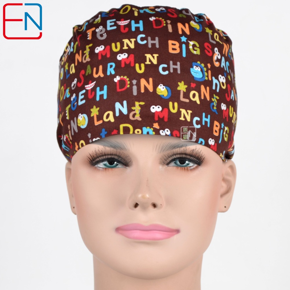 Hennar Unisex Medical Scrub Cap In 100% Cotton