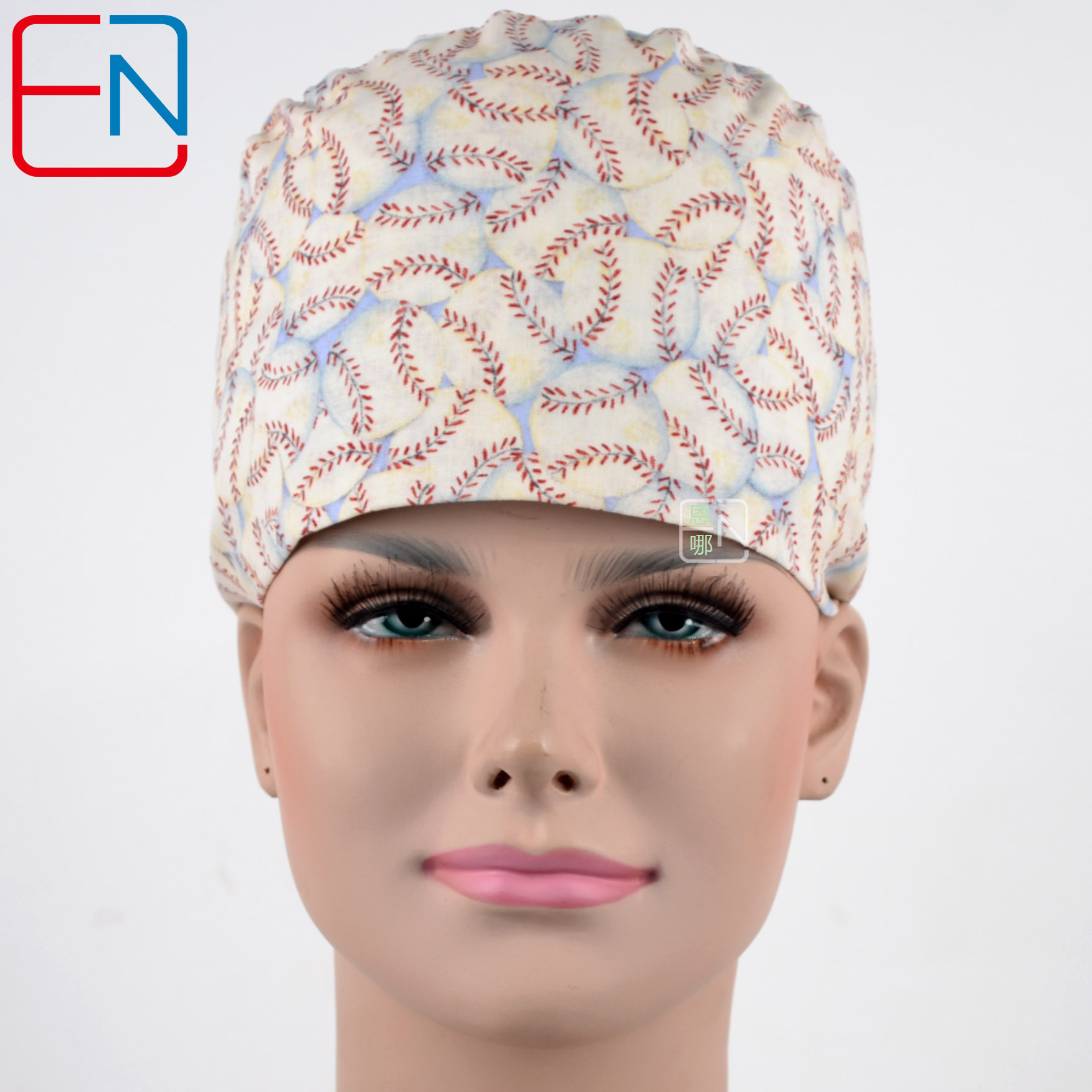 Hennar Unisex Medical Scrub Cap In 100% Cotton
