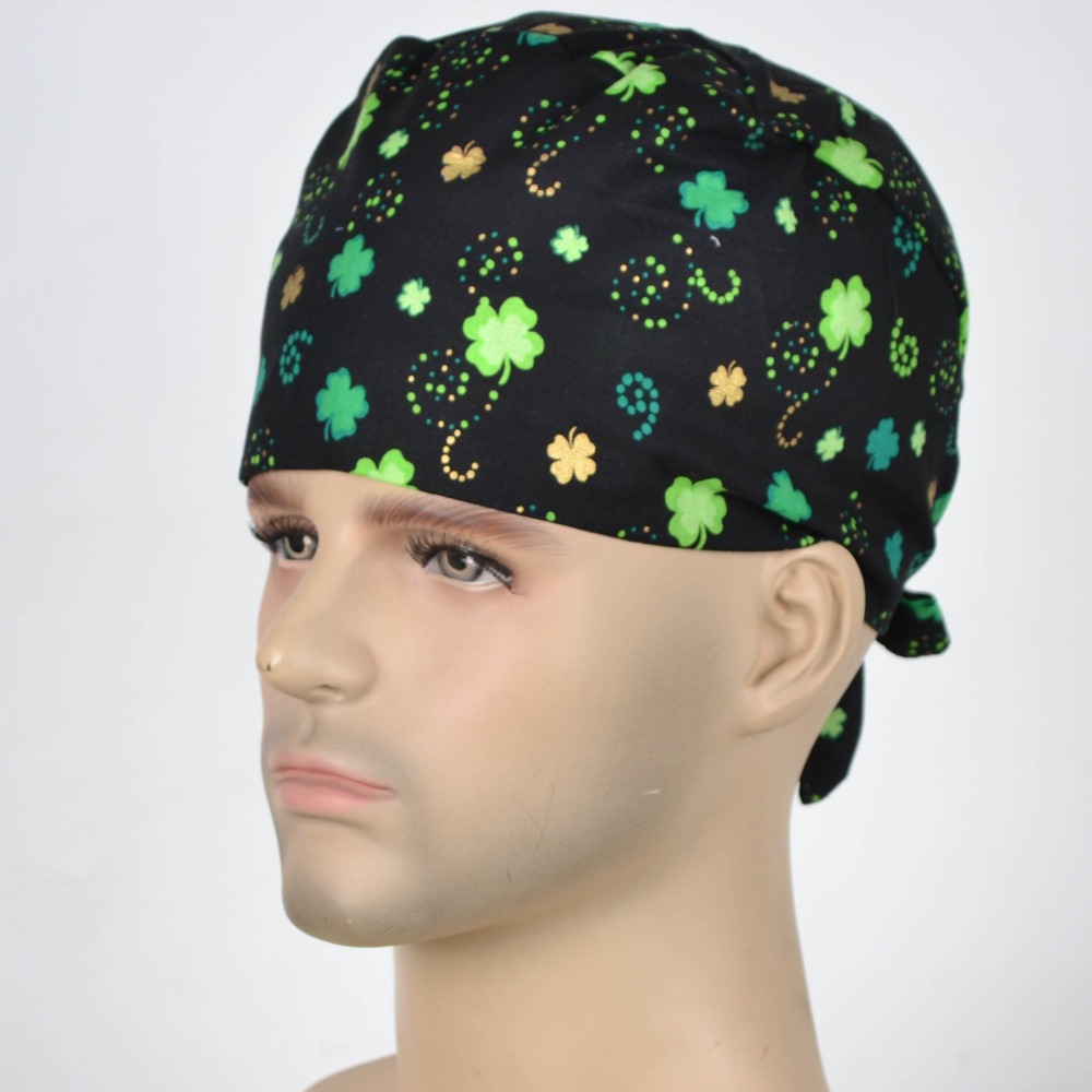 Hennar Medical Scrub Caps in 26 Floral 100% Cotton Prints Floral 3