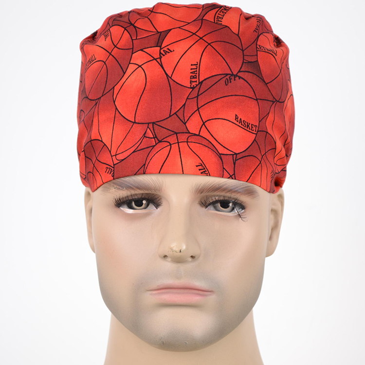 Hennar Unisex Medical Scrub Cap In 100% Cotton