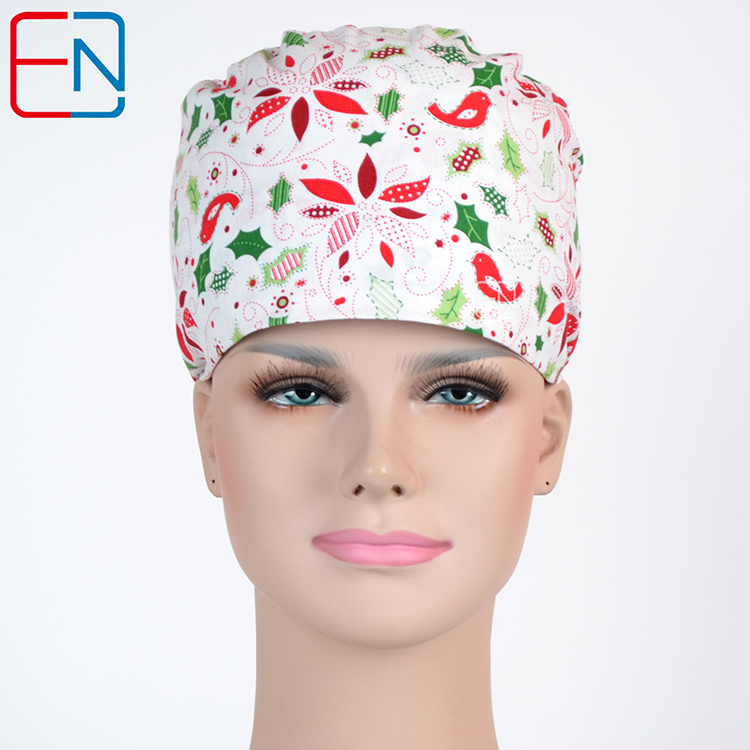 Hennar brand unisex surgical caps/hat 100% Cotton Medical Scrub Caps