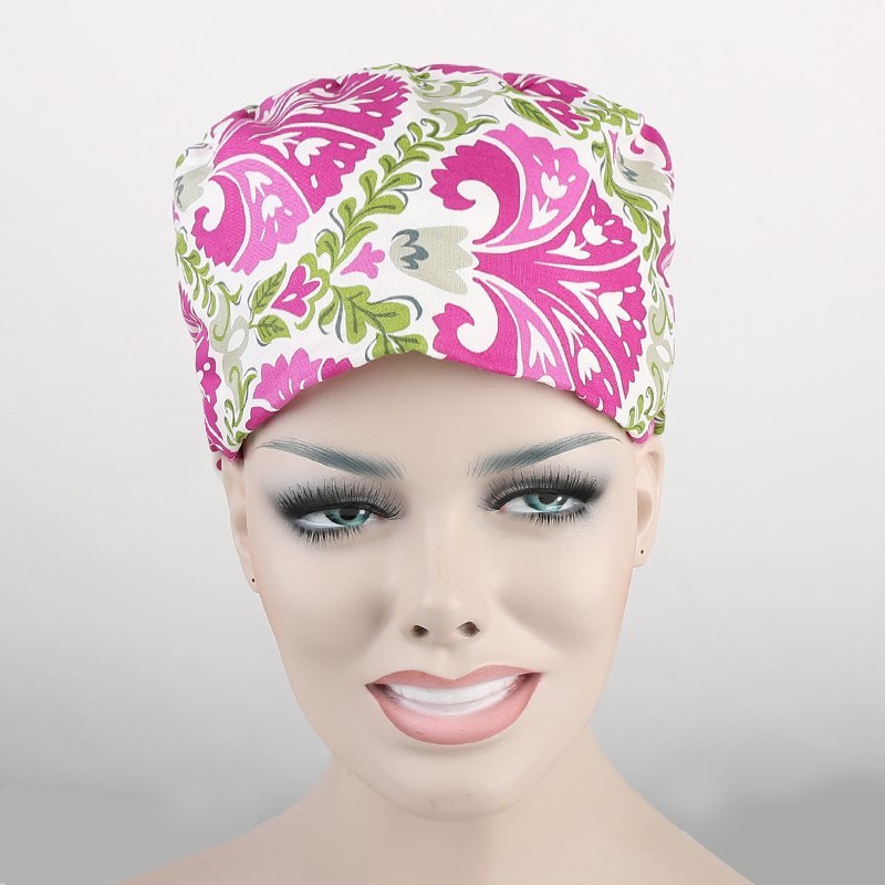 Hennar brand unisex surgical caps/hat 100% Cotton Medical Scrub Caps