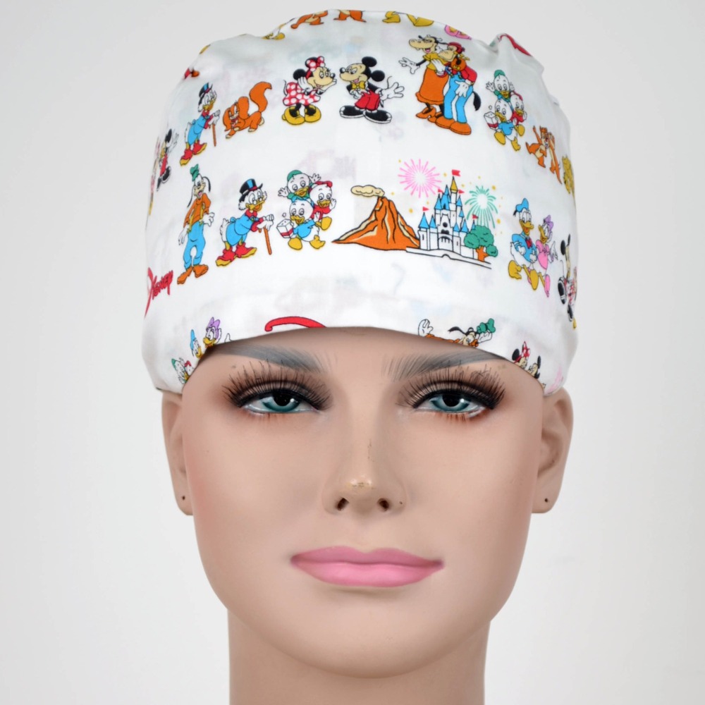 Hennar Medical Scrub Caps With Holiday Prints