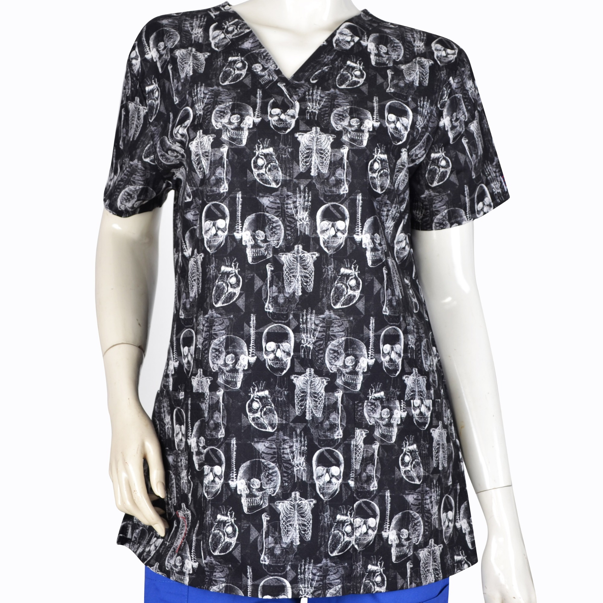 Women Scrub Tops 100% Cotton Cartoon 4