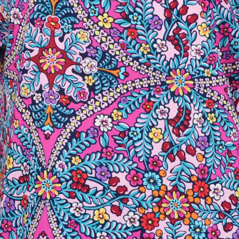 Longer Snap Front Scrub Jacket in 100% Cotton With Brozen Snap