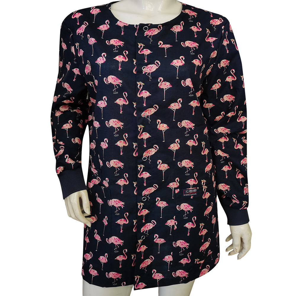Snap Front Women Medical Scrub Jackets XXS-4XL