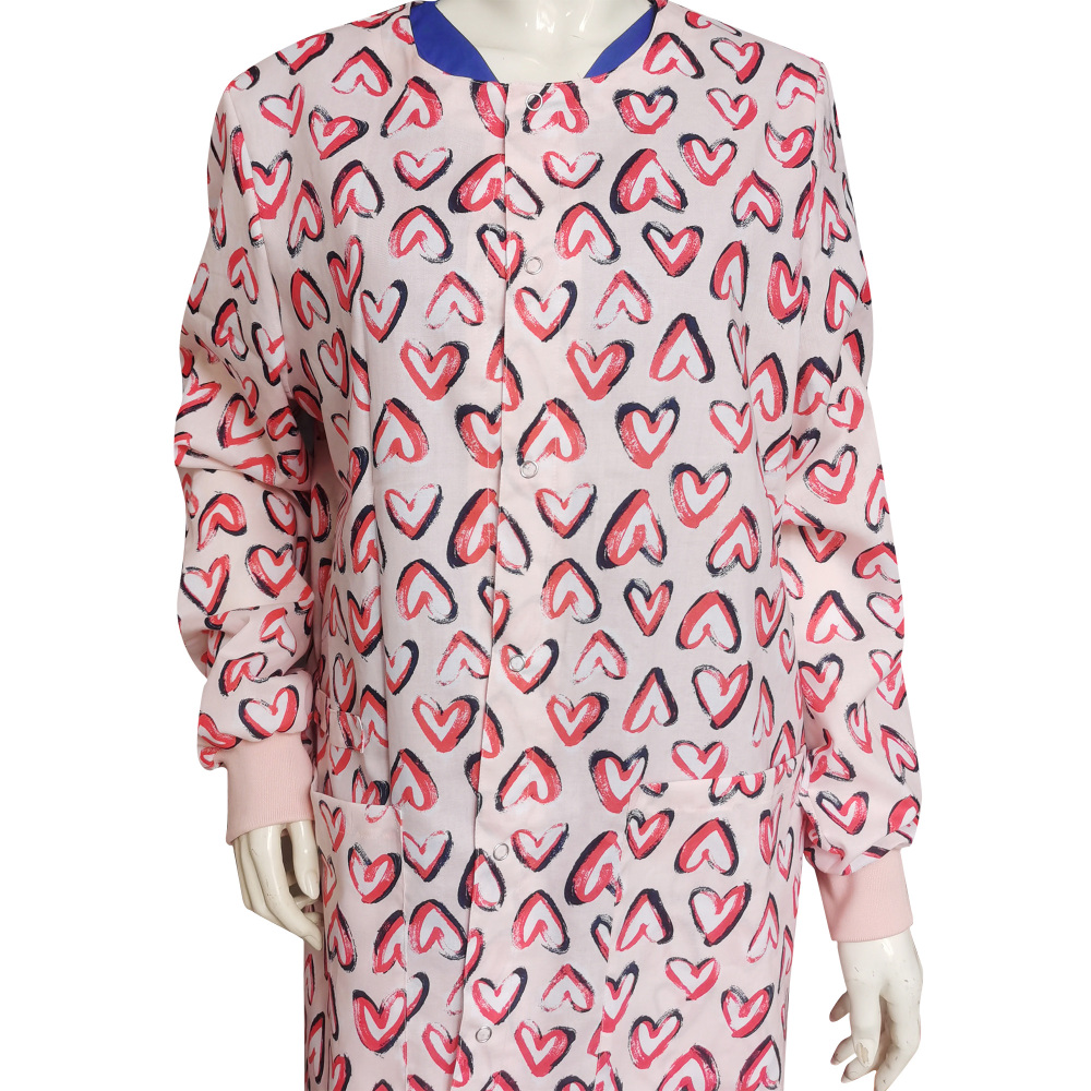 Snap Front Women Medical Scrub Jackets XXS-4XL