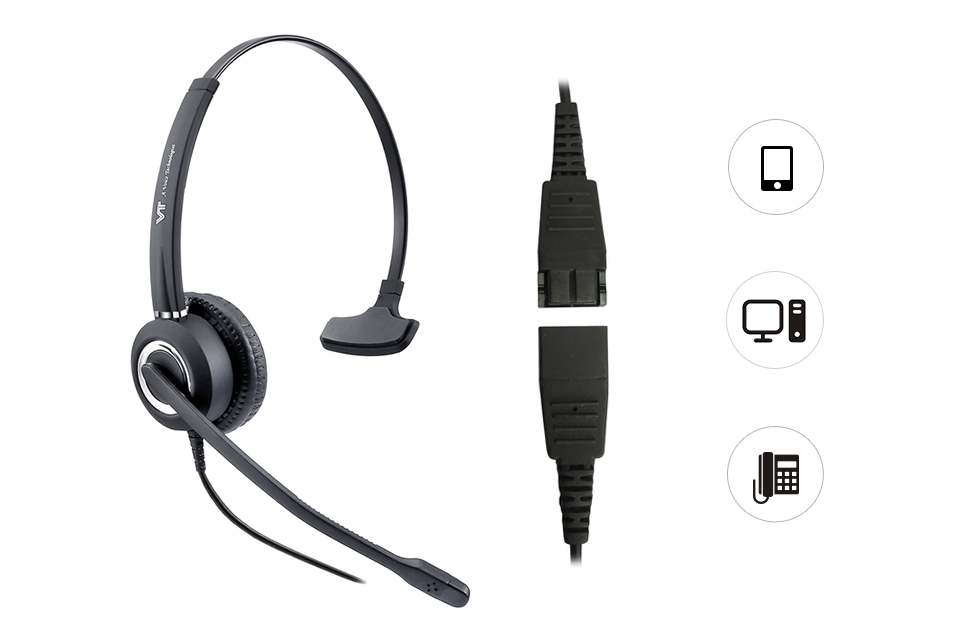 Call Center Headset duo VT 5000UNC-D QD