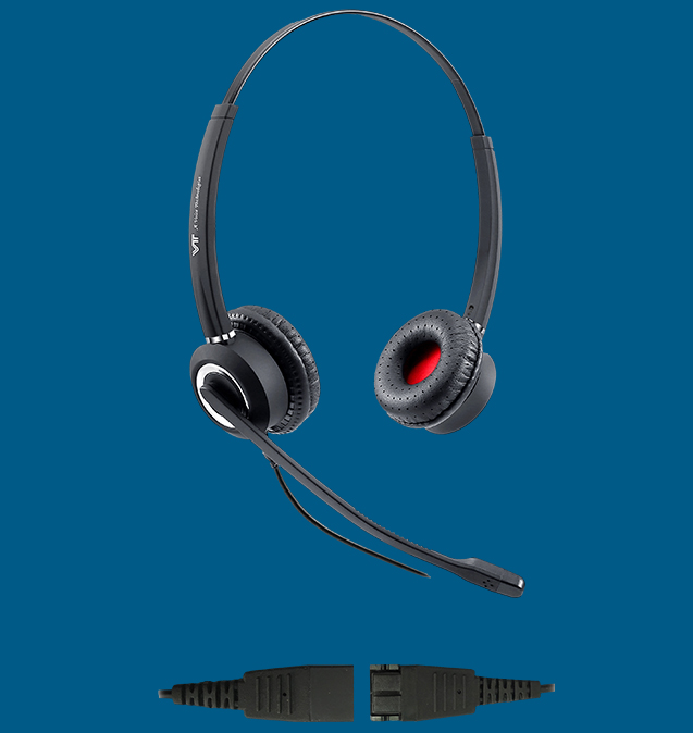 Call Center Headset duo VT 6200UNC-D QD