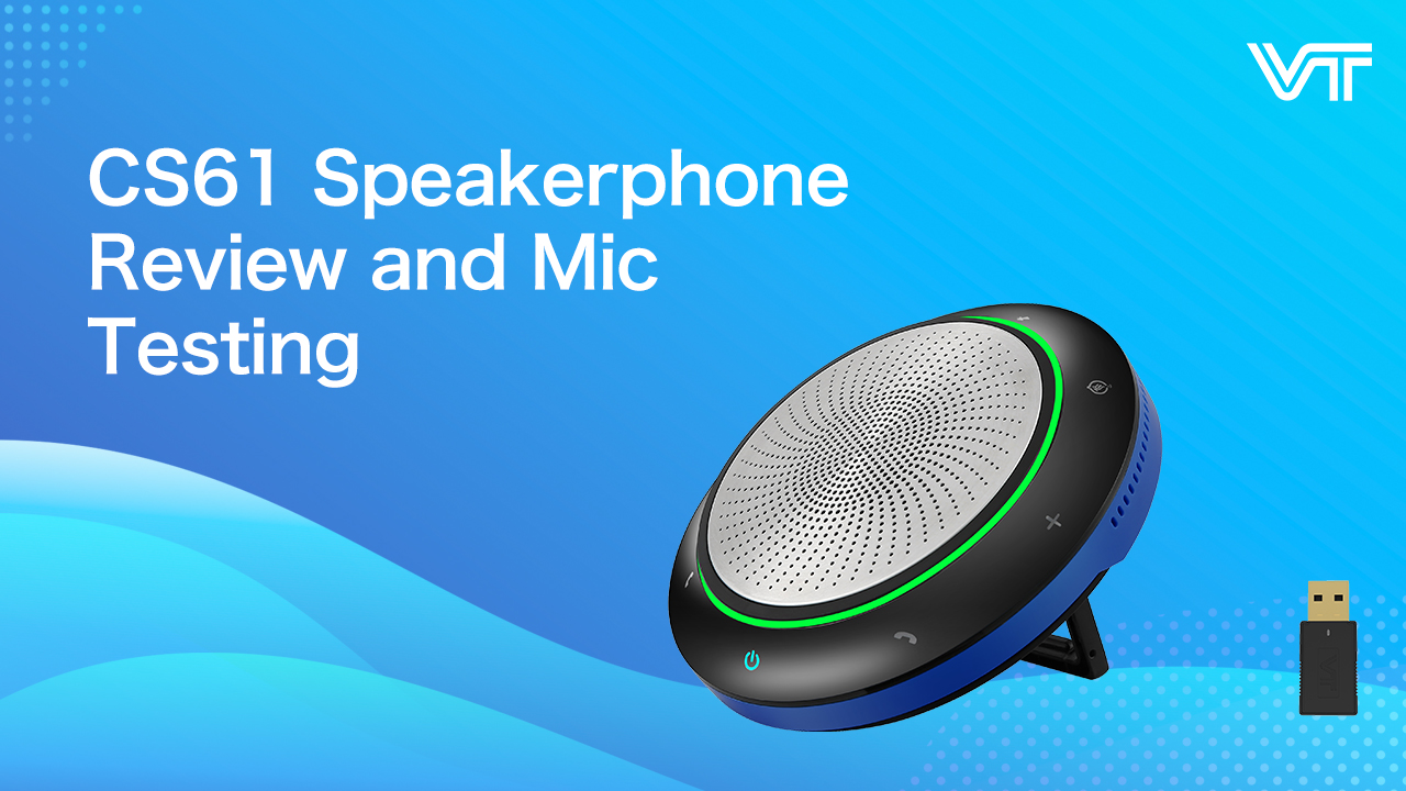 VTCS61 Speakerphone Review and Mic Testing