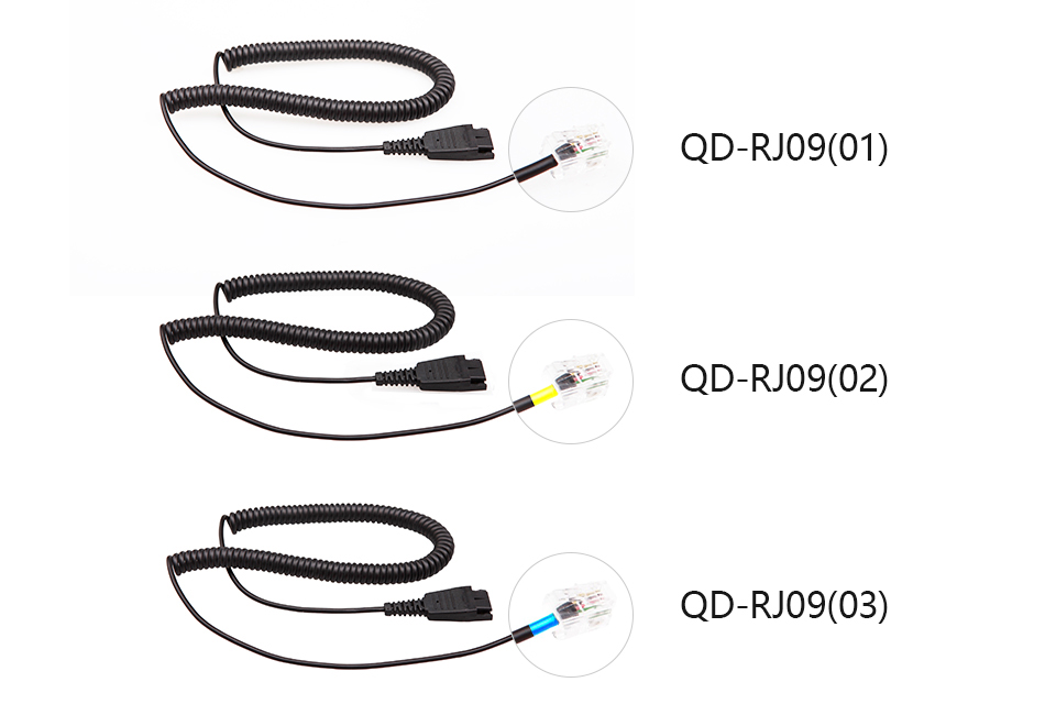 Câbles de la série QD-RJ09