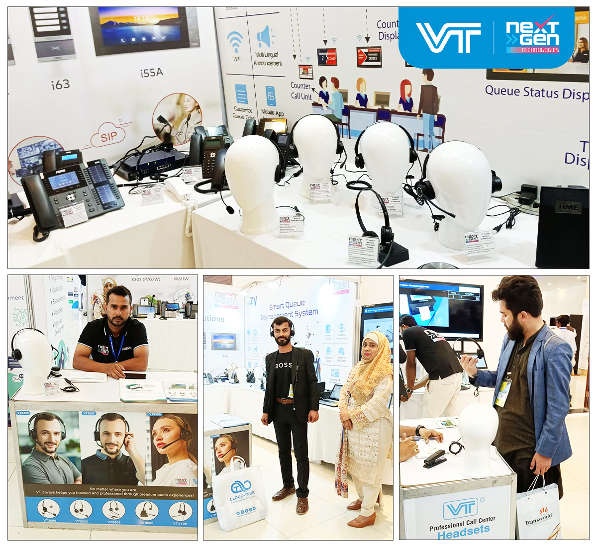 VT Pakistan Distributor participated in ITCN Asia Exhibition  with VT Headsets on 23-25 Feb 2023