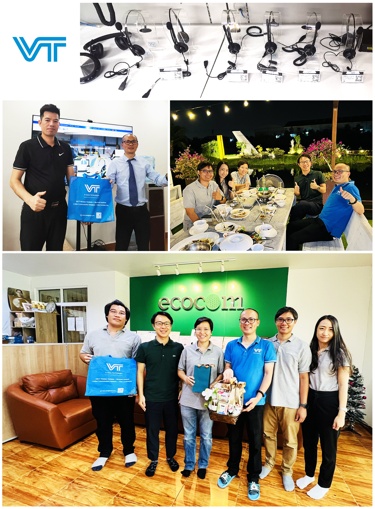 VT came to Asia countries and visited our partners during the Labor Day holiday